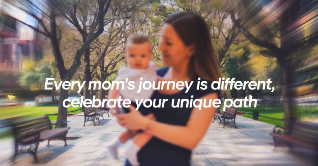 Every mom’s journey is different, celebrate your unique path