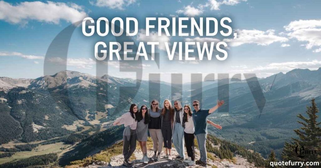 Good friends, great views