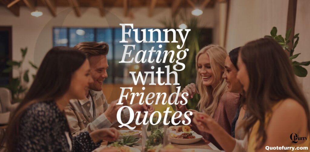 Funny Eating with Friends Quotes